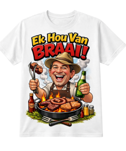 T-shirt with Caricature Print