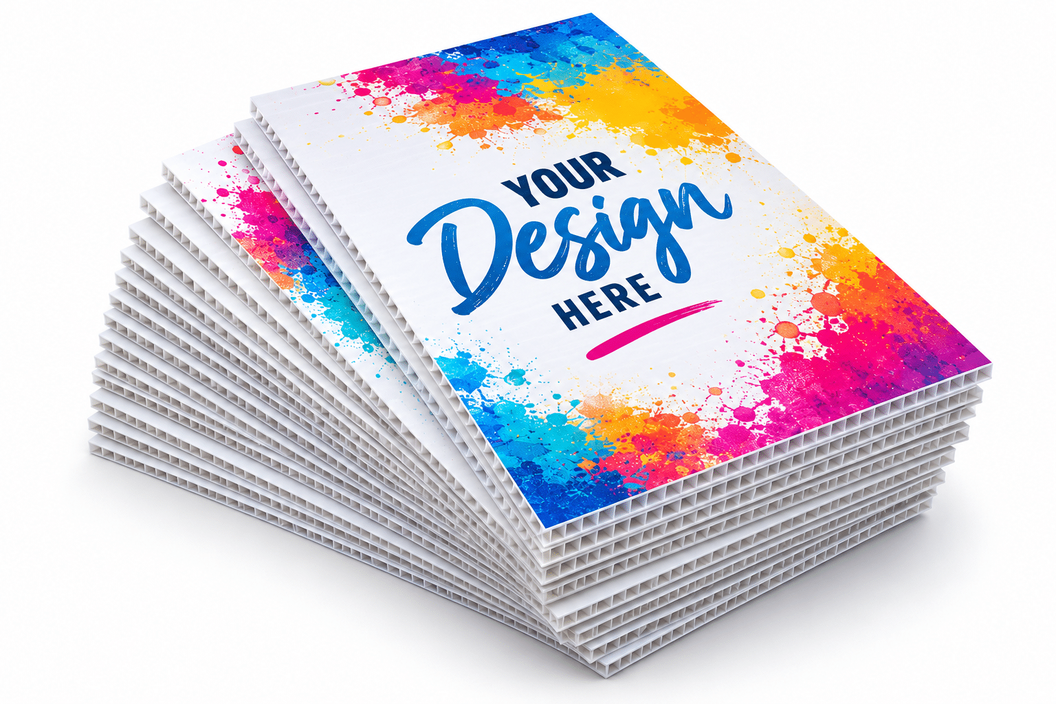 Printed Correx Boards – 400 x 600mm (12 Pack)
