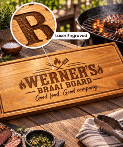 Personalised Wooden Steak & Serving Board – 600 x 260mm