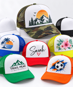 Personalised Sublimation Truck 5 Panel Cap